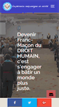 Mobile Screenshot of droithumain-france.org