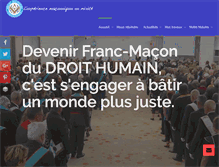 Tablet Screenshot of droithumain-france.org